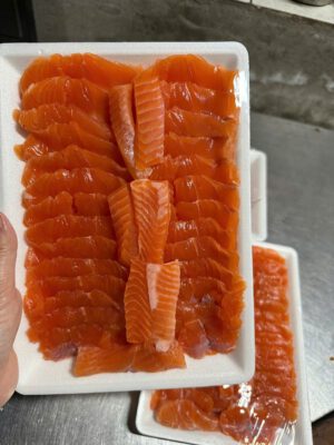 Cá hồi Sapa phi lê tươi màu cam đậm