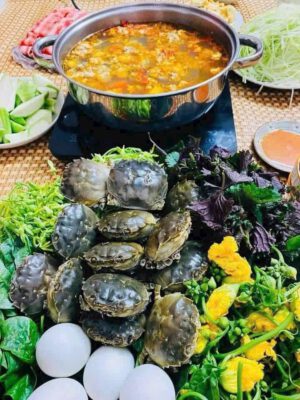 Cua lông Hong Kong nấu lẩu tại nhà