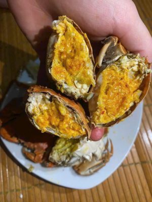 Cua lông Hong Kong nhiều gạch vàng
