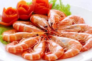 Tôm sú hấp bia đỏ au